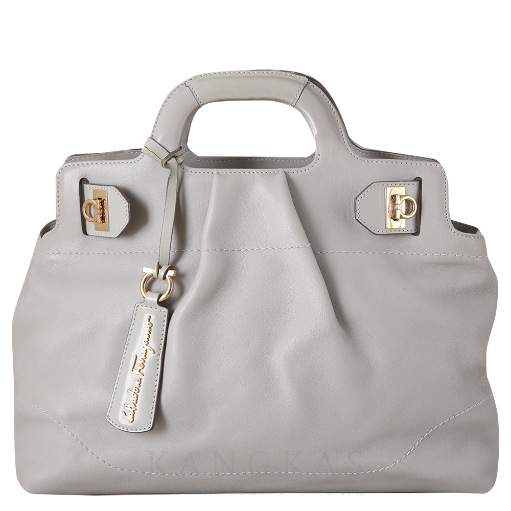 FERRAGAMO(USED)페레가모 더블 플랩 숄더백